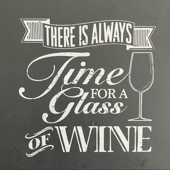 Wall Basket & Sign There's Always Time for... Wine - Picture 2 of 10